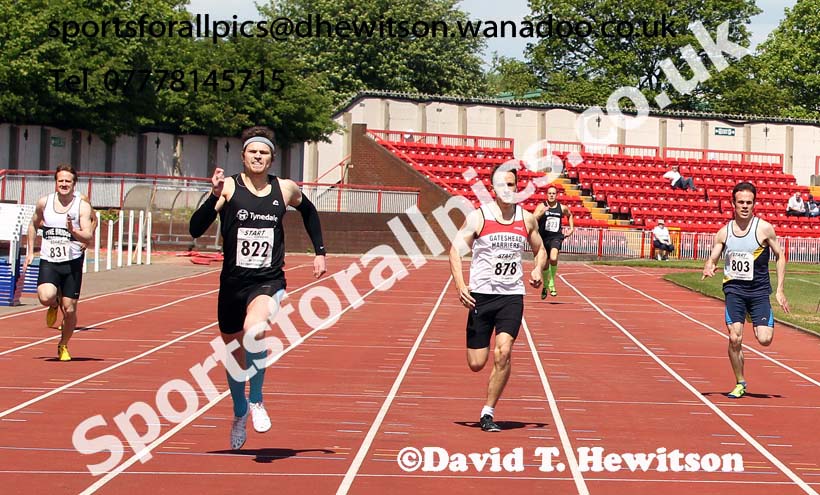 Lea Stephenson (Tynedale) wins the 400 metres, North Eastern Championships, Gateshead International Stadium.  Photos: David T. Hewitson/Sports for All Pics